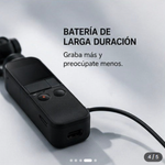 Cámara de Bolsillo con Gimbal Estabilizador y Pantalla de 1.9”
